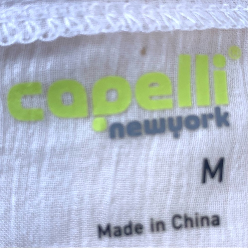 Capelli White Cotton Popover Swim Cover Up - Picture 8 of 9
